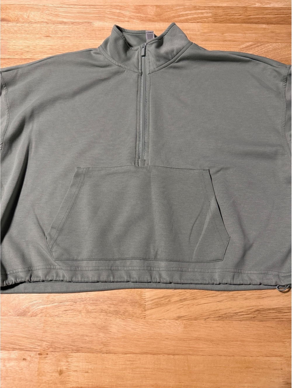 Yogalicious Scuba Nadia Women’s Large Sage Green Half Zip Pullover